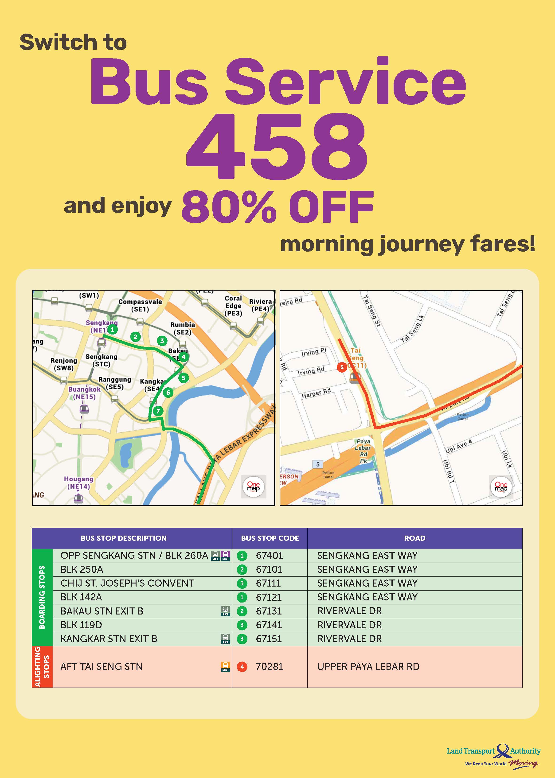 Bus Service 458-Mar 26