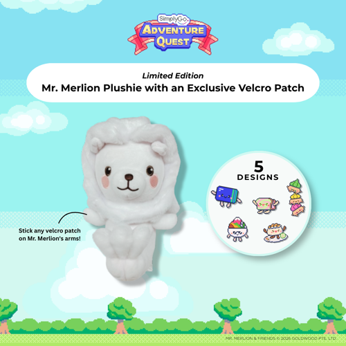 Mr. Merlion Plushie with an Exclusive Velcro Patch.png