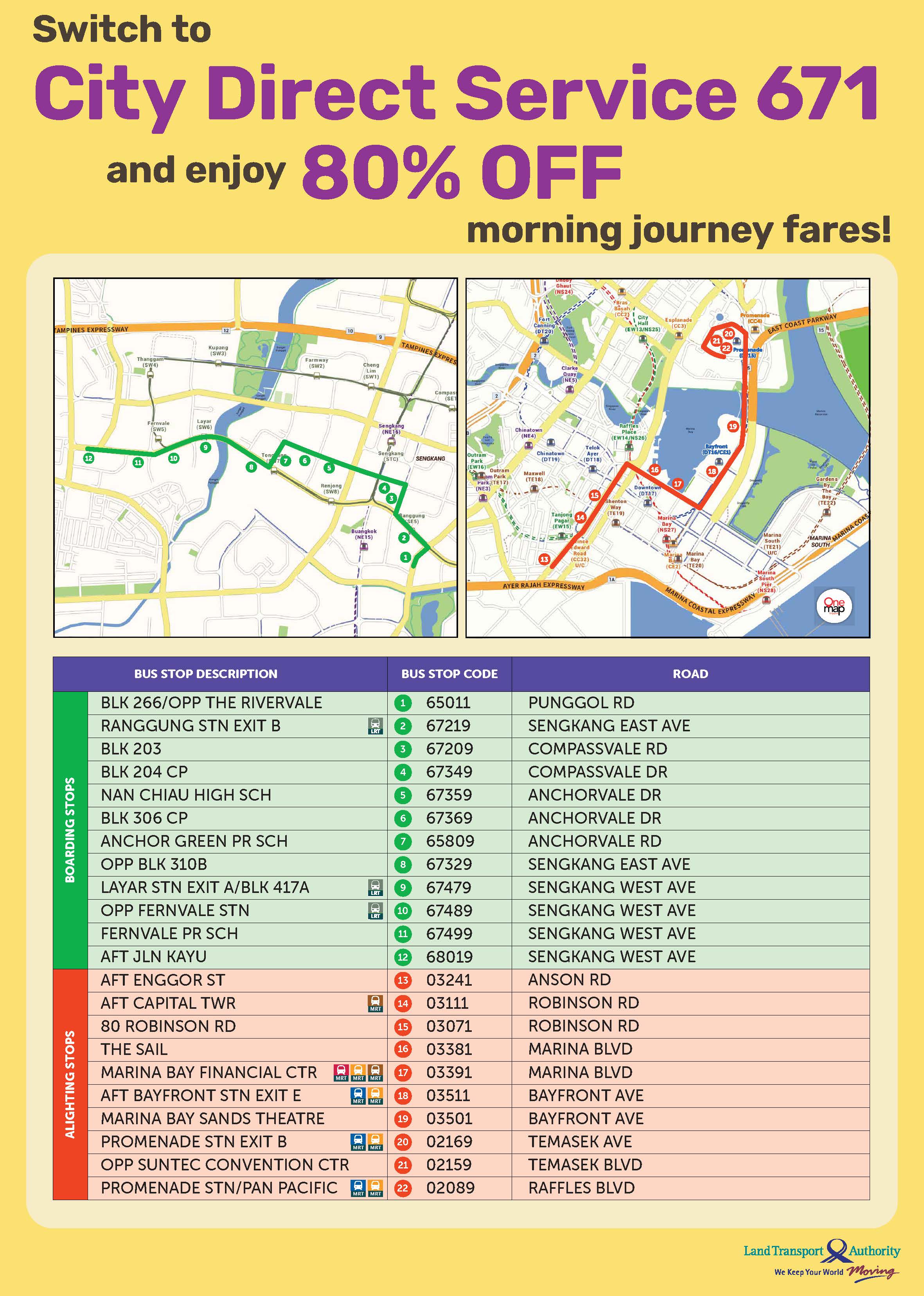 Bus Service 671-Mar 26
